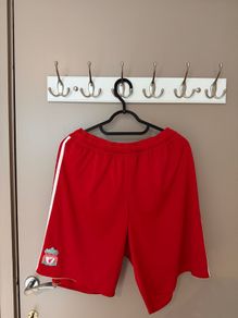 Liverpool FC Vintage Red Football Shorts UK Size 42