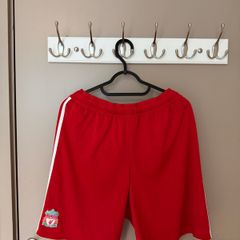Liverpool FC Vintage Red Football Shorts UK Size 42