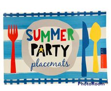 24 Sets Books Of Party Placemats (48 Per Set) Job Lot - Rrp 9.99 Each!