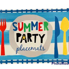 24 Sets Books Of Party Placemats (48 Per Set) Job Lot - Rrp 9.99 Each!