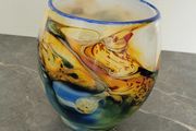 20th Century blown multilayer glass vase