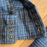 Wrangler Western Men's Pearl Snap Button Shirt Size Medium Image 3