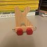 Assortment of wooden letters on wheels Image 2