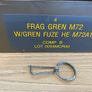 Belgium Gren Frag M72 Grenade HE Fuse Box Image 3