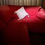 Stylish versatile Red Sectional Couch Image 4