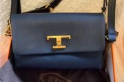 Tod's black genuine leather