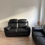 Recliner leather sofa set Image 5