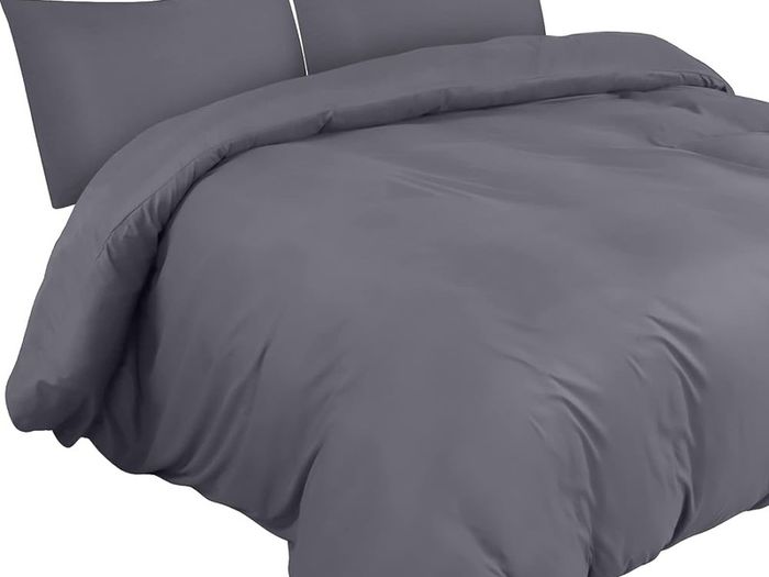 MULTIPLE SIZES AVAILABLE Bedding Duvet Cover Double - Soft Microfibre Polyester - Bedding Quilt Cover Set, with Pillow cases