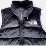 The North Face black puffer gilet in size XS Image 4