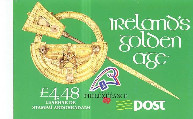 1989 Ireland Franconian Apostles Commemorative Stamp Booklet overprinted for PhilexFrance 89
