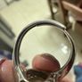 Sterling silver ring with Hetian Jade Image 2