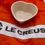 le creuset French press and heart ramekin Image 8