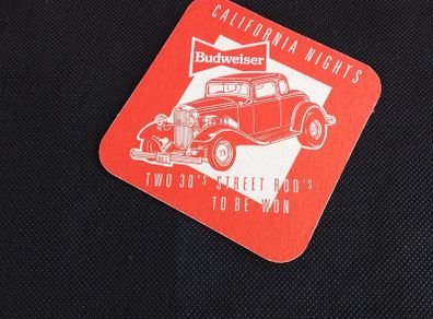 Budweiser : California Nights - Beer Mats/Coasters