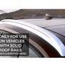 Nordrive Snap Black Steel Aero Roof Bars Image 3