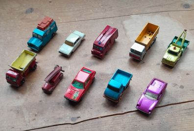 10 Vintage Matchbox Models