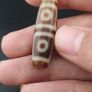 Antique Himalayan 4 Eyes Tibetan Agate Dzi Bead Amulet Image 3