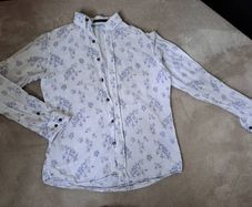 Cast Iron Mens Flower Shirt M