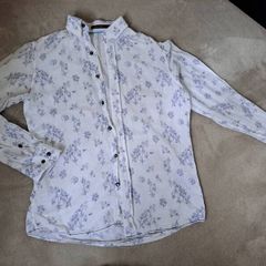 Cast Iron Mens Flower Shirt M