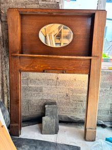 Fireplace surround Art Deco style.