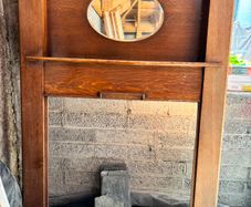 Fireplace surround Art Deco style.