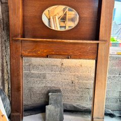 Fireplace surround Art Deco style.