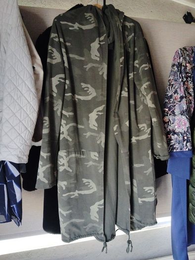 Army style casual coat