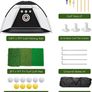 Golf Practice Net for Garden 10x7ft Hitting Enclosure with 3-in-1 Mat, Balls, Tee & Carry Bag - Durable Backyard Training Net for All Ages Including Kids Image 2