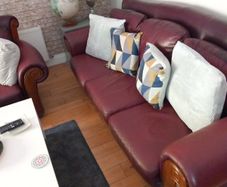 Leather sofa 3 and 2 seater