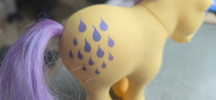 Lemon Drop Lemondrop Original Pose CC MLP G1 My Little Pony 1982