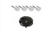 Reverse Warning System Acoustic 4 Sensor Silver
