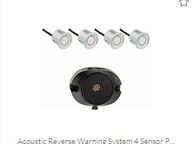 main image for ad Reverse Warning System Acoustic 4 Sensor Silver