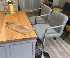 New High Swivel Bar Stools / Adjustable Height / Delivery