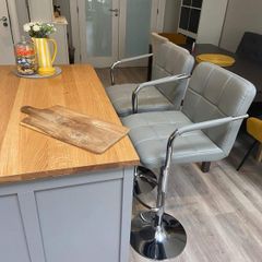 New High Swivel Bar Stools / Adjustable Height / Delivery