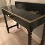 Vintage Black and Gilt hall table Image 5