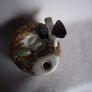19th Century Staffordshire Pottery "Bird on Nest" Quill Holder Image 7