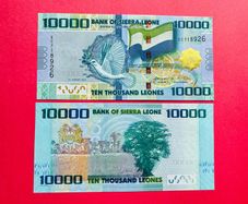 Sierra Leone  10000  LEONES. 2013  Pick  33b. ( Uncirculated )