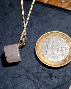 Silver rose quartz
