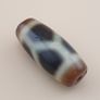 Vintage Chain Link Pattern Himalayan Tibetan Agate Dzi Bead Amulet Image 5