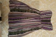 Purple Strapless dress (size 10- YUMI)