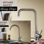 Modern Kitchen Sink Taps Mono Basin Mixer Single Faucet Chrome Tap Image 10