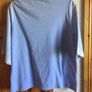 Marks and Spencer Ladies blue and white 100% Cotton stripe top size 16/includes Postage Image 3