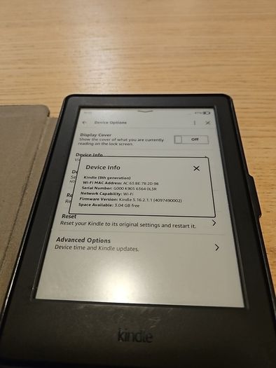 Kindle 8th Gen without Ads