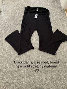 Women s black pants, brand new