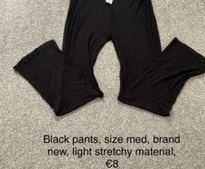 Women s black pants, brand new