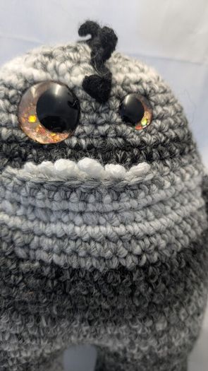 handmade crochet monster large