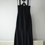 Karen Millen Crossover Neck Side Split Maxi Dress, Black size 10 Image 4