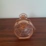 Art Deco Walther and Sohne 'Mary' Pink Frosted Glass Candlestick Image 5