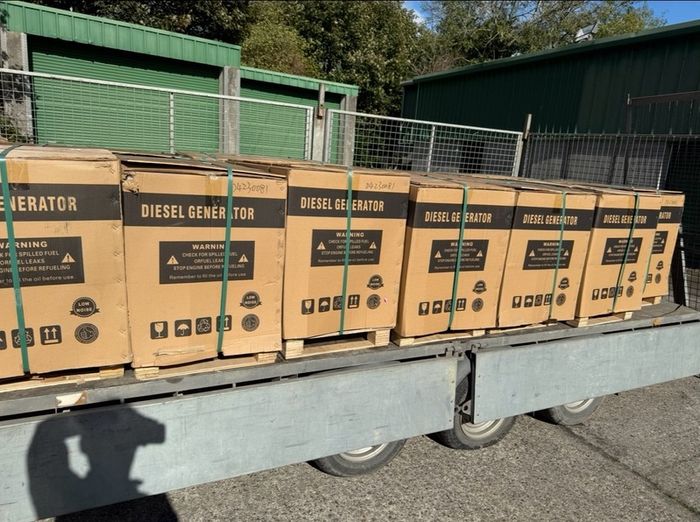 Large super silent diesel generators in stock now