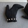 Mulanka black suede style boots uk4 Image 6