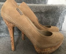 Nude high heels